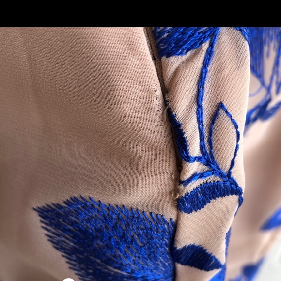 Dress The Population Paige Embroidered Dress - Cobalt blue - Picture 6 of 7